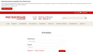 
                            1. Anmelden | Reisering Hamburg