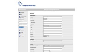 
                            5. Anmelden - sorglosinternet