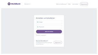 
                            8. Anmelden, um fortzufahren - WorldRemit