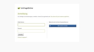 
                            1. Anmelden - Umfrage Online