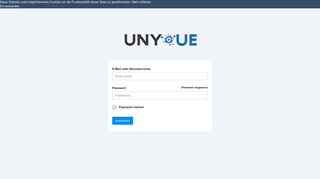 
                            3. Anmelden - UNYQUE URL Shortener