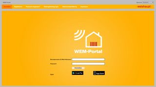 
                            1. Anmelden - WEM Portal