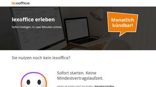 
                            3. Anmelden zu lexoffice - Buchhaltung genial digital von Lexware