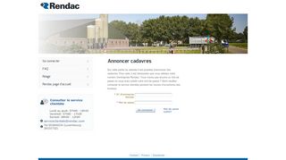 
                            4. Anmelden/Login Abholung von Tierkörpern - C.Rendac