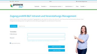 
                            1. Anmelden/registrieren im Intranet - prowin B&T GmbH