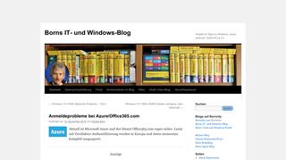
                            12. Anmeldeprobleme bei Azure/Office365.com | Borns IT- und Windows ...