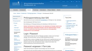 
                            12. Anmeldesystem QIS/LSF - Wiwi Uni-Frankfurt - Goethe-Universität