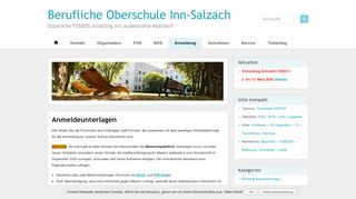 
                            7. Anmeldeunterlagen | Berufliche Oberschule Inn-Salzach