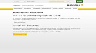 
                            13. Anmeldung & Antrag zum Online Banking - Commerzbank