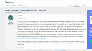 
                            13. Anmeldung bei Google-Konto nicht möglich - HTC 10 Forum – Android ...