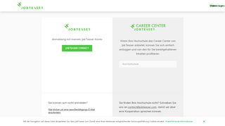 
                            3. Anmeldung bei JobTeaser