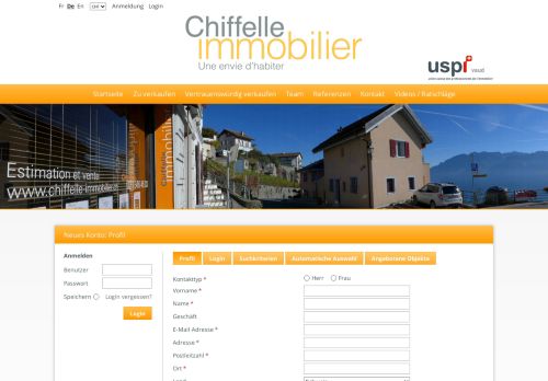 
                            3. Anmeldung | Chiffelle Immobilier