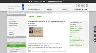 
                            6. Anmeldung: Darmstadt - Wissenschaftsstadt Darmstadt