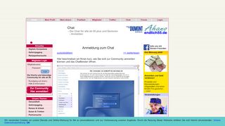 
                            6. Anmeldung - Der Chat für alle ab 50 plus und Senioren ... - Ahano.de