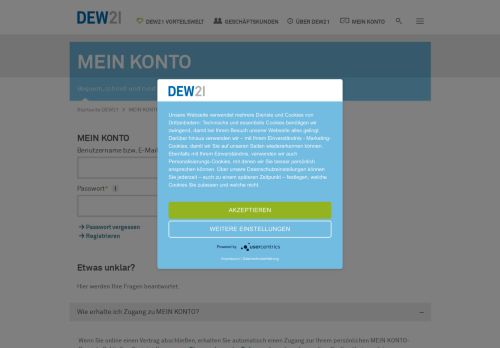 
                            3. Anmeldung – DEW21