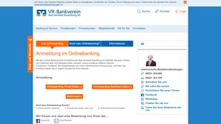
                            11. Anmeldung eBanking - VR-Bankverein Bad Hersfeld-Rotenburg eG