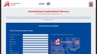 
                            2. Anmeldung - Familienkarte Hessen - Hessen.de