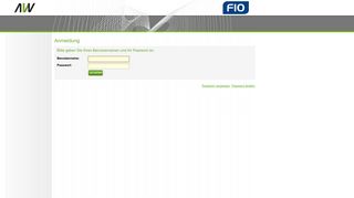 
                            4. Anmeldung - FIO Version 2.8.0