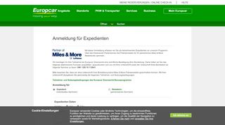 
                            4. Anmeldung für Expedient - Europcar