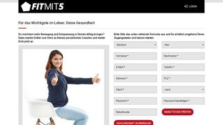 
                            4. Anmeldung für Privatpersonen - FIT MIT 5 - Login