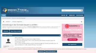 
                            6. Anmeldung in der Domäne dauert ca 20 Min. - Windows 7 Forum