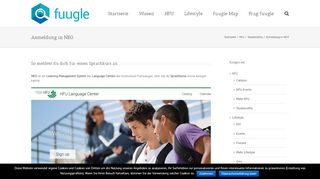 
                            4. Anmeldung in NEO (Login) - HFU Language Center - fuugle.info