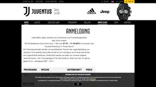 
                            8. Anmeldung - J Academy - Juventus.com