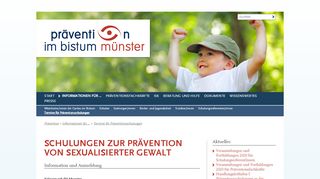 
                            9. Anmeldung Kolpingwerk DV Münster - prävention im bistum münster