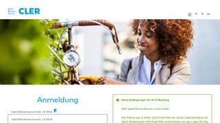 
                            3. Anmeldung - Login - Bank Cler