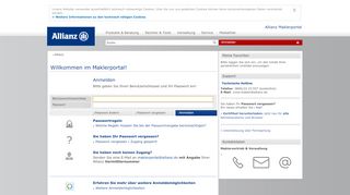 
                            2. Anmeldung Maklerportal - Allianz Maklerportal