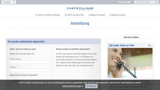 
                            6. Anmeldung / Neuanmeldung - Chefs Culinar