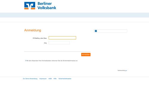 
                            6. Anmeldung Online-Banking Privatkunden - Berliner Volksbank