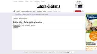 
                            4. Anmeldung - Rhein-Zeitung