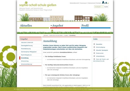 
                            9. Anmeldung : Sophie-Scholl-Schulen.de - Sophie-Scholl-Schule Gießen