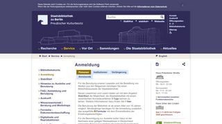 
                            5. Anmeldung | Staatsbibliothek zu Berlin