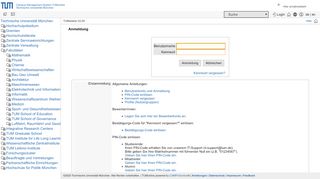 
                            2. Anmeldung - TUMonline - Technische ... - Campus TUMonline