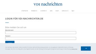 
                            3. Anmeldung - vdi-nachrichten.com