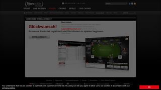 
                            7. Anmeldung vervollständigt - Titan Poker