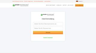 
                            1. Anmeldung zum anonymen VPN von PIA | Private Internet Access