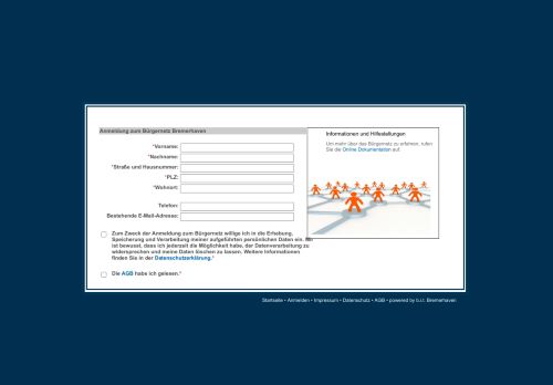 
                            3. Anmeldung zum Bürgernetz Bremerhaven
