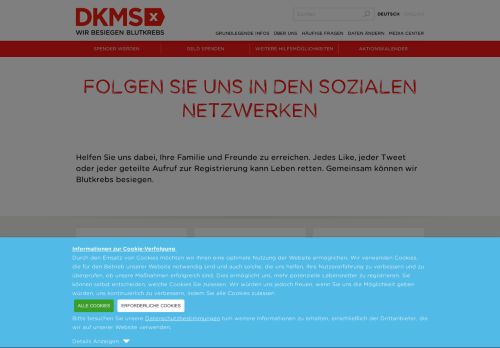 
                            5. Anmeldung zum WhatsApp-Newsletter | DKMS