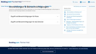 
                            5. Anmeldungen & Benachrichtigungen – Hilfeseiten – Booking.com