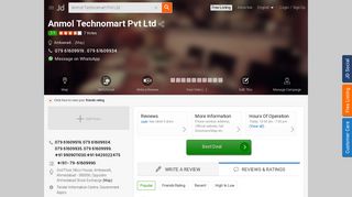 
                            10. Anmol Technomart Pvt Ltd, Ambawadi - Trade Reader - Tender ...