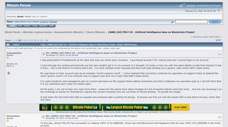 
                            9. [ANN] [AI] POLY AI - Artificial Intelligence base on Blockchain ...