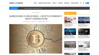 
                            11. [ANN] EURES COIN (EURES) - CRYPTOCURRENCY - NEXT ...