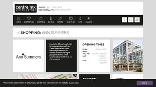 
                            8. Ann Summers - Centre:MK - The Largest Shopping Centre in Milton ...