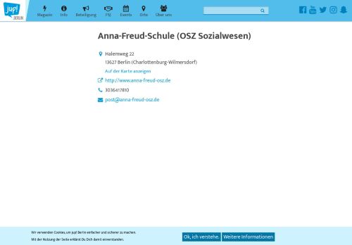 
                            9. Anna-Freud-Schule (OSZ Sozialwesen) | Jup!