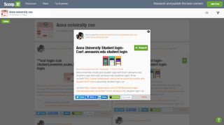 
                            9. Anna University Student login-Coe1.annauniv.edu... - Scoop.it