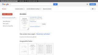 
                            12. Annalen - Google Books-Ergebnisseite