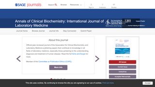 
                            8. Annals of Clinical Biochemistry: SAGE Journals